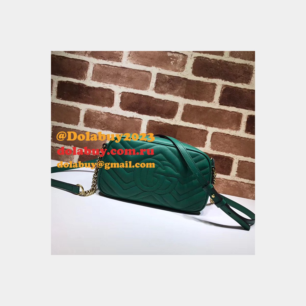 Luxury Gucci Fake 447632 Gg Marmont Crossbody Bags for Women