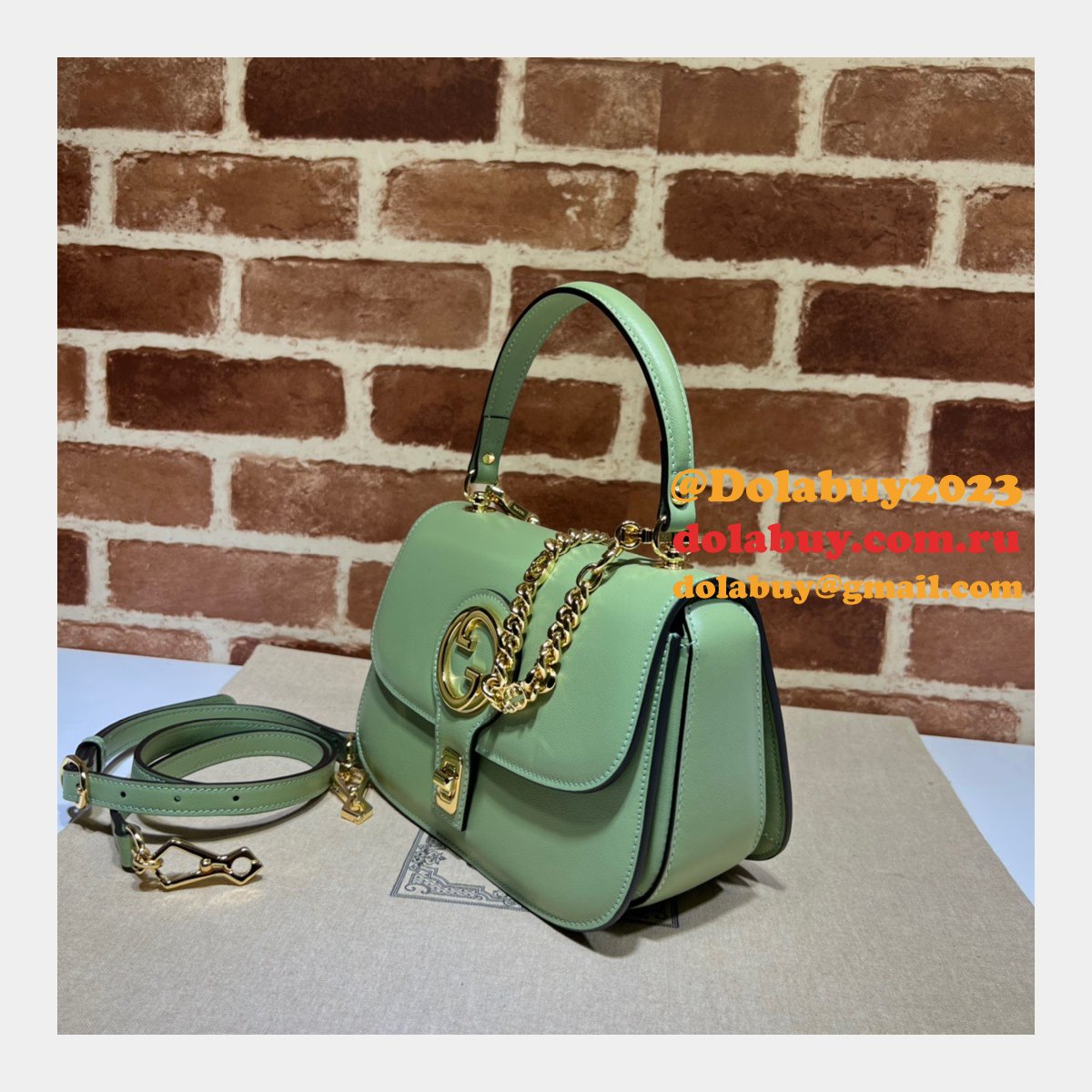 High Quality Gucci Blondie Top-handle 735101 Designer Bag