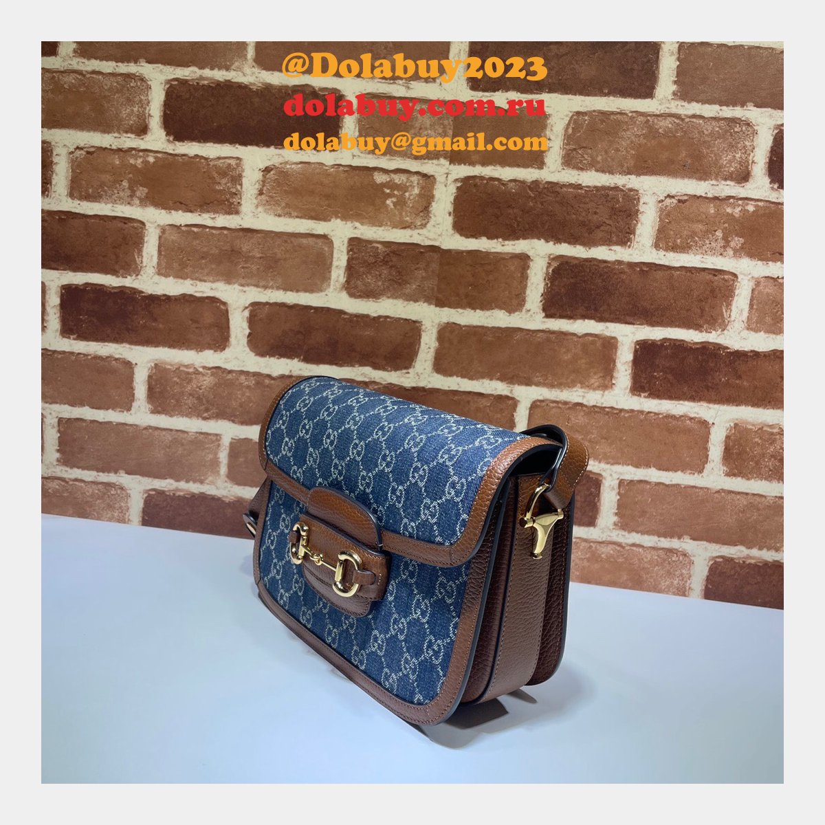 First Copy Gucci Replica 602204 Horsebit 1955 shoulder bag
