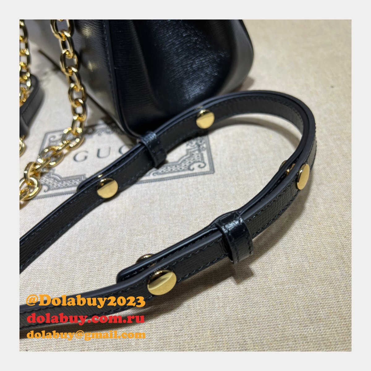 The Highest Quality Gucci Horsebit Replicas 703848 1955 Top Handle Bag