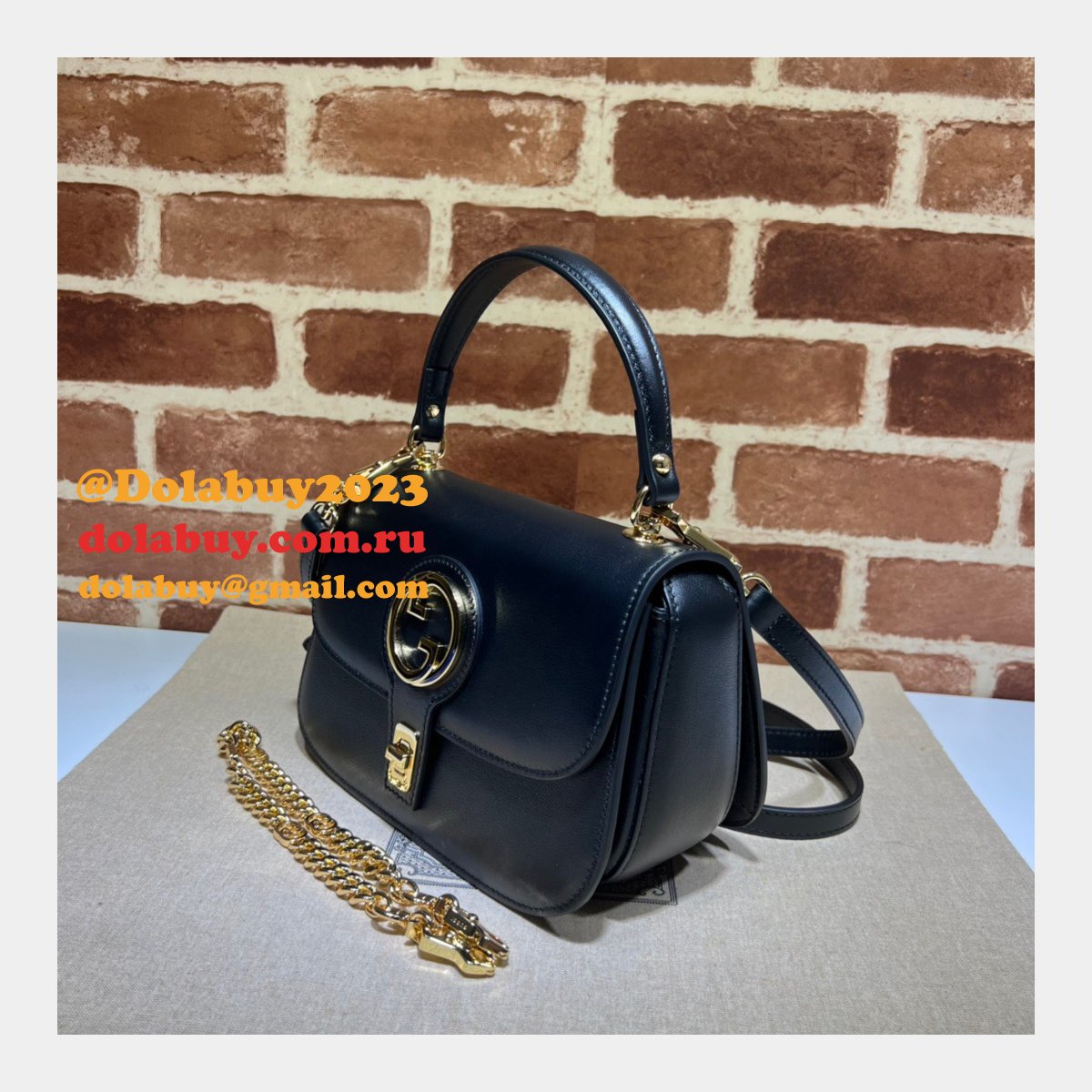 High Quality Gucci Blondie Top-handle 735101 Designer Bag