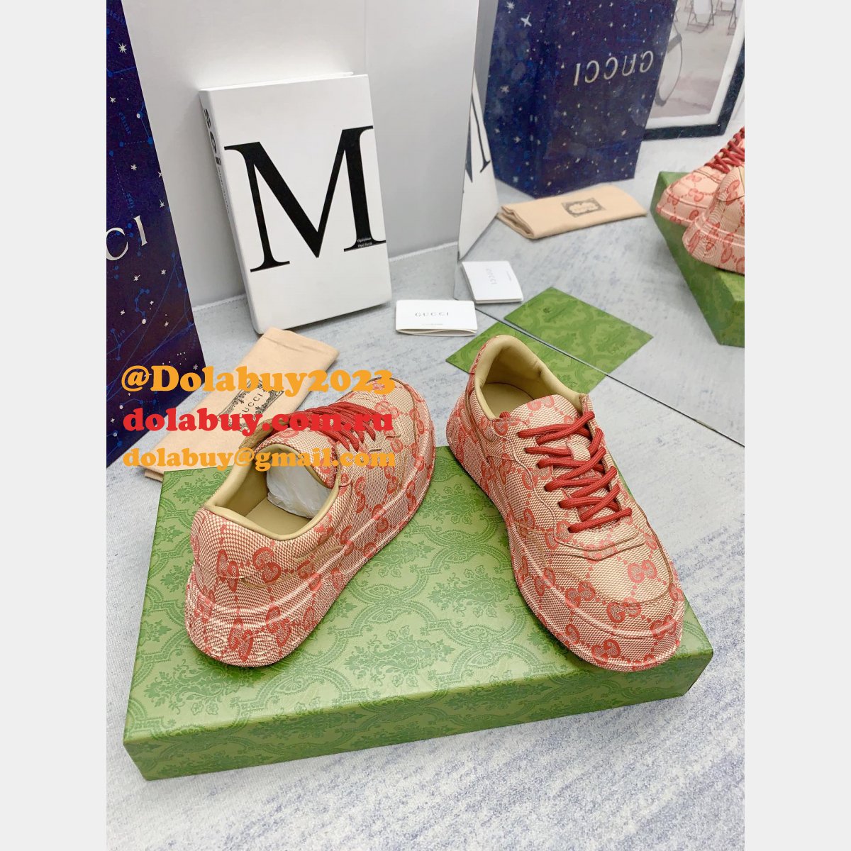 Designer Replica Gucci Biscuit Classic Presbyopia Shoes