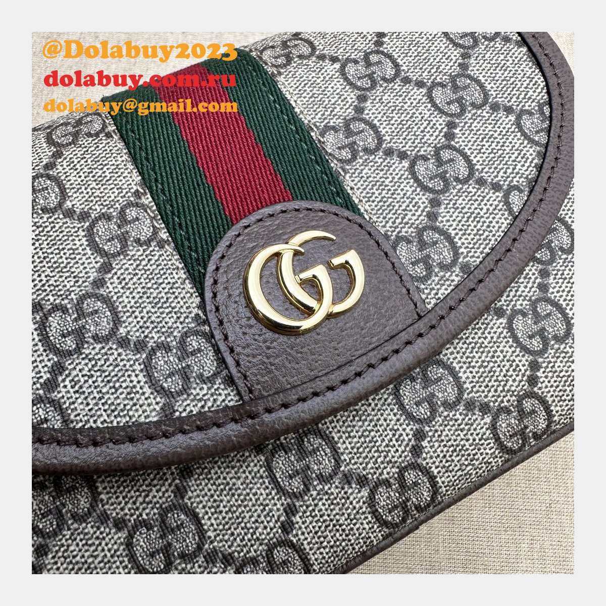 Ophidia 772239 1:1 Mirror GG Gucci Shoulder Knockoff Bag