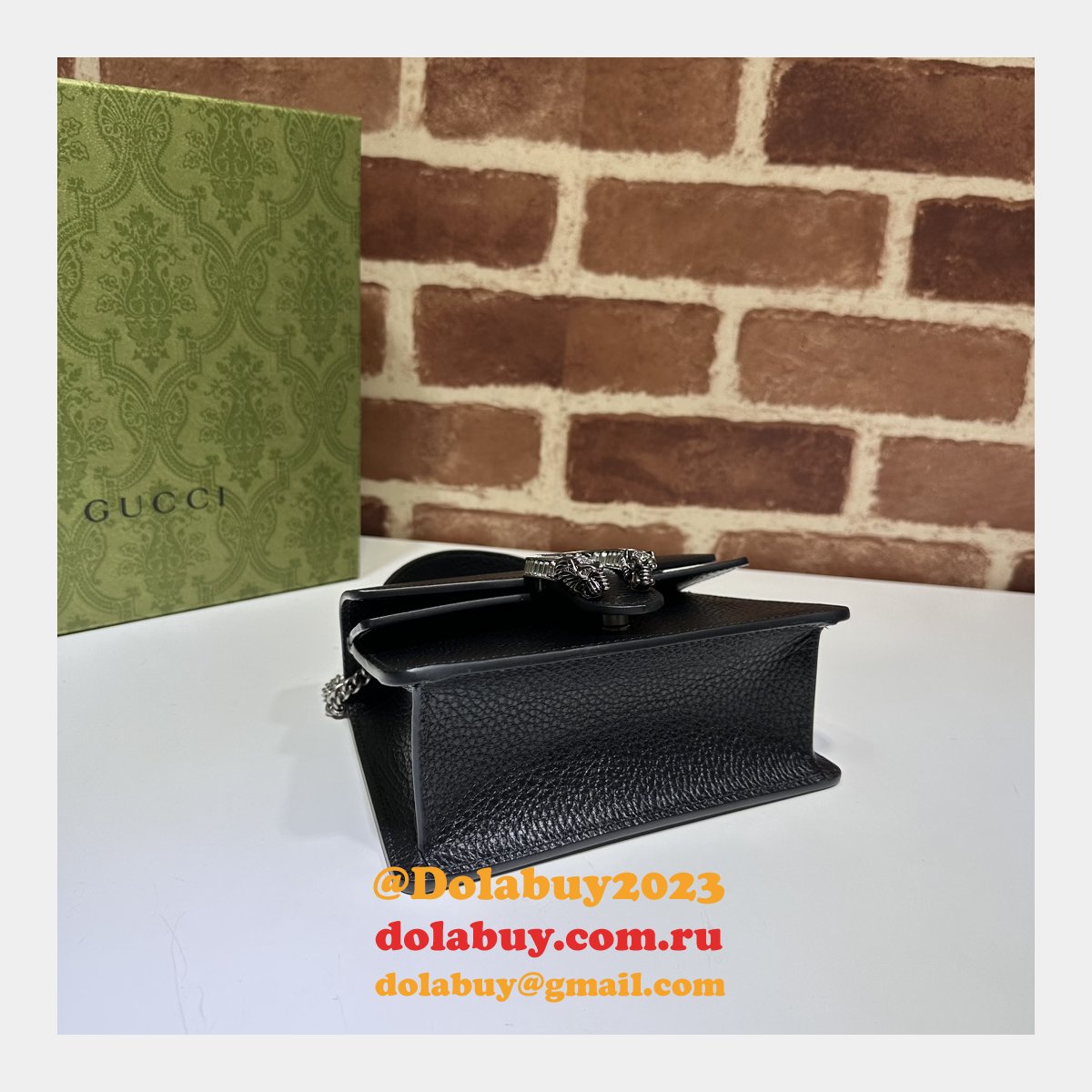 Gucci Wholesale Dionysus Supreme Top Handle Designer 752029 Bag