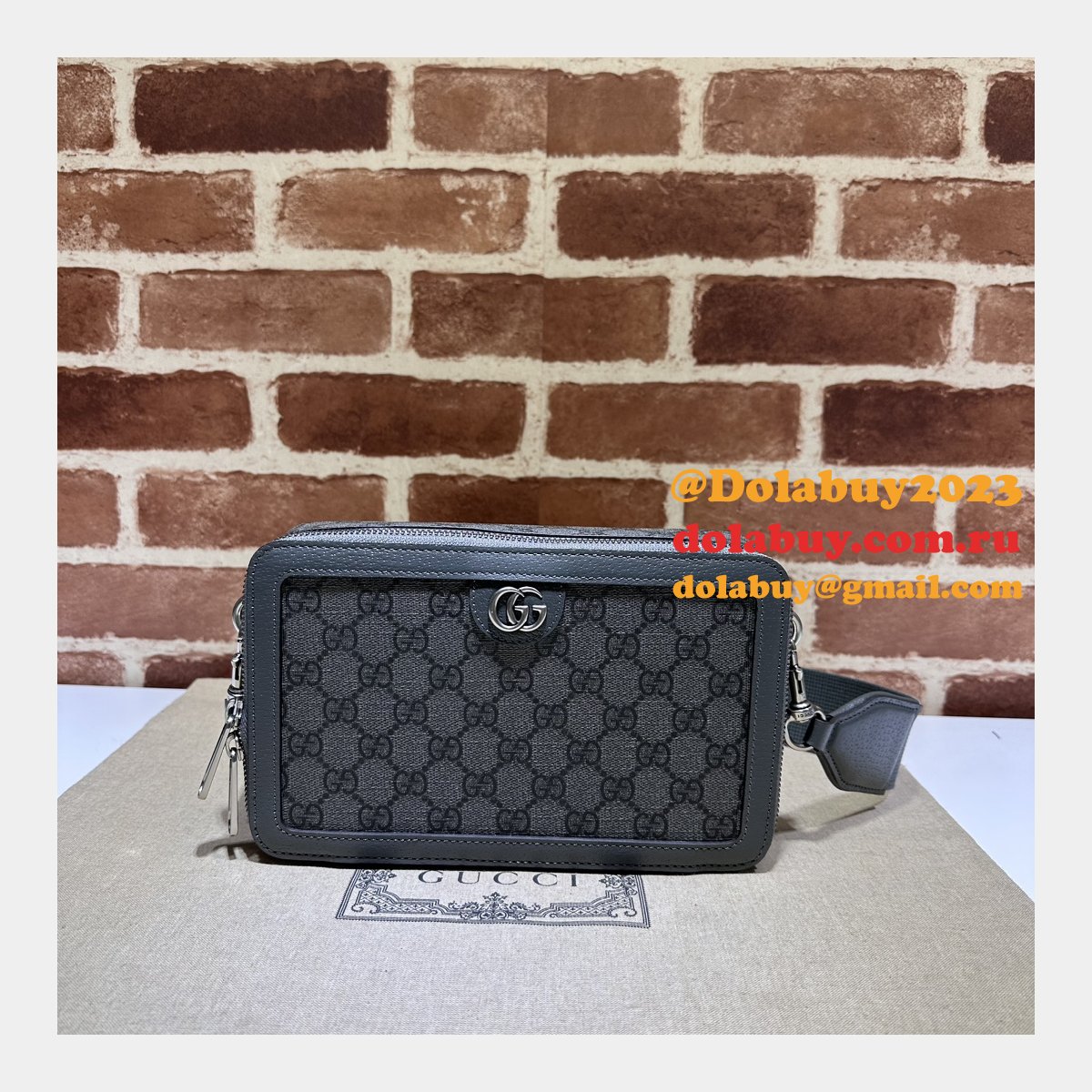 Duplicate Ophidia GG Canvas Gucci 771174 Designer Fake Bag