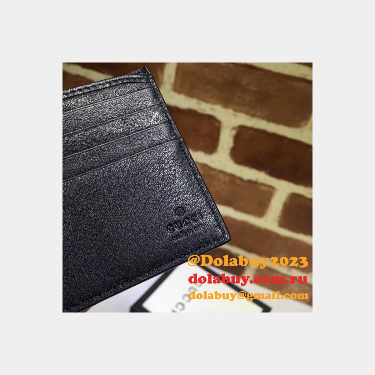 Top Quality Gucci Replica Black Gucci Signature 365466 Wallet