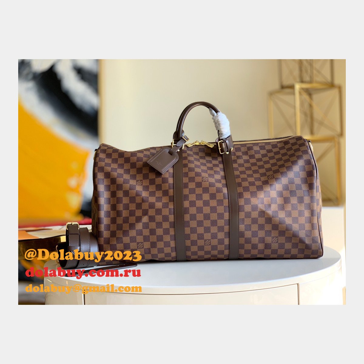 Louis Vuitton Replica Keepall Bandoulière 45/55cm DE Keepall