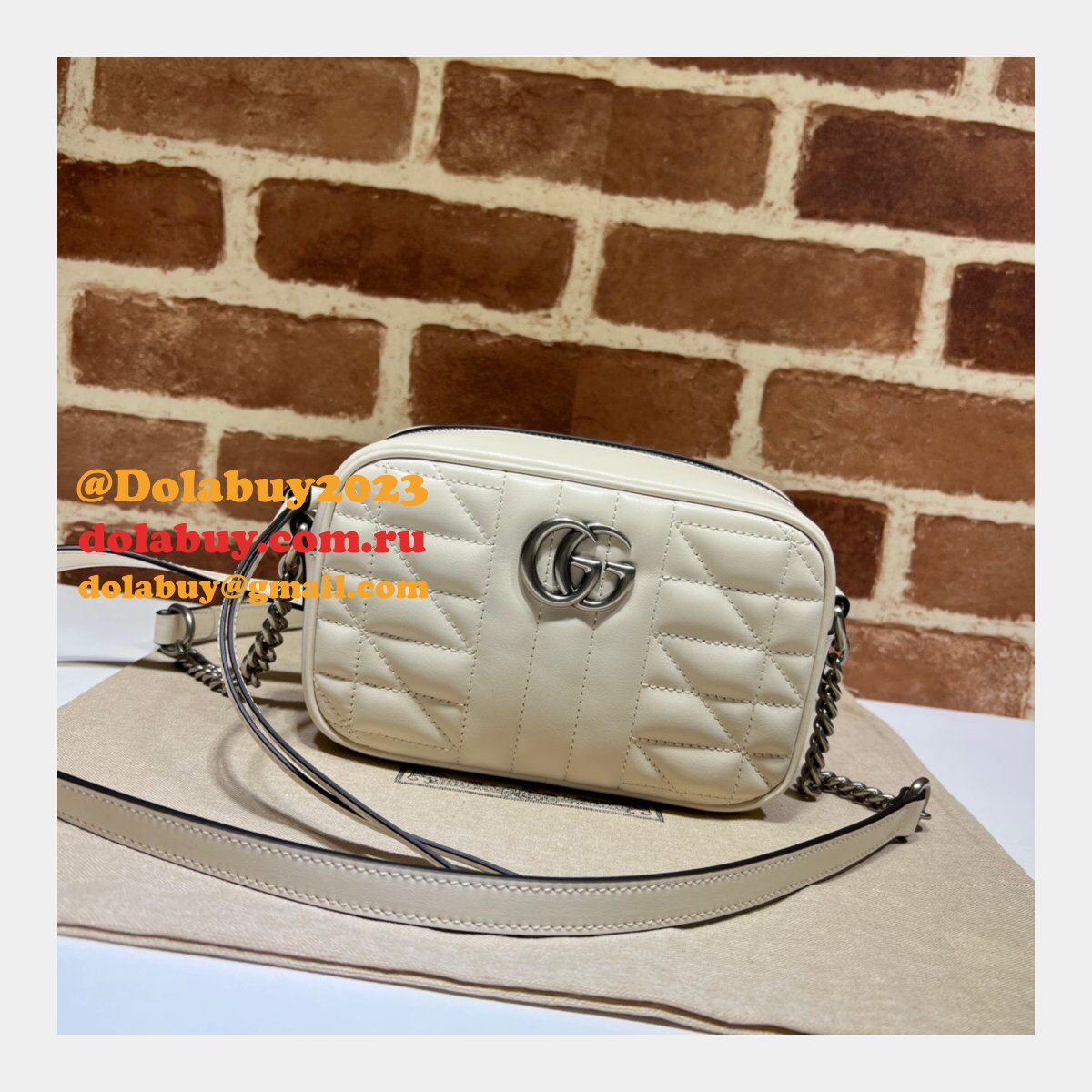 Lovely Gucci Designer Replica GG Marmont mini shoulder 634936 bag