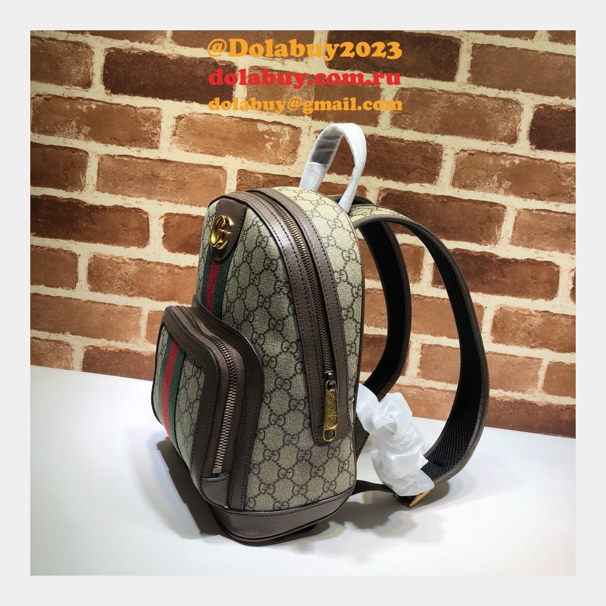 Ophidia GG small backpack Replica Gucci 547965