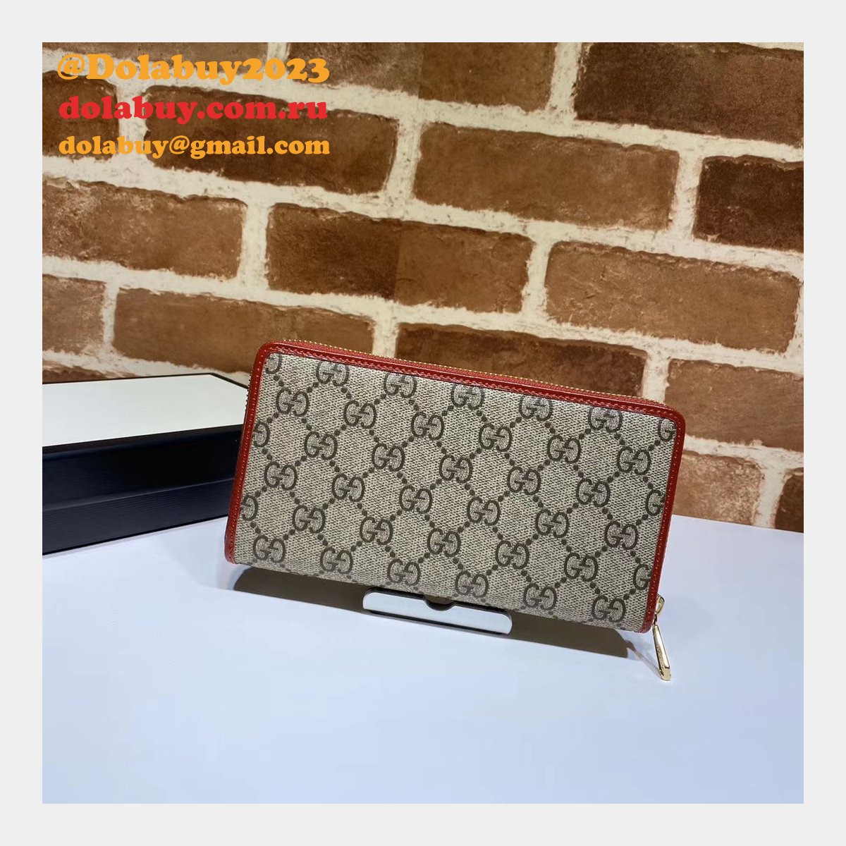 Best Gucci Replica 621889  1955 Horsebit zip around wallet