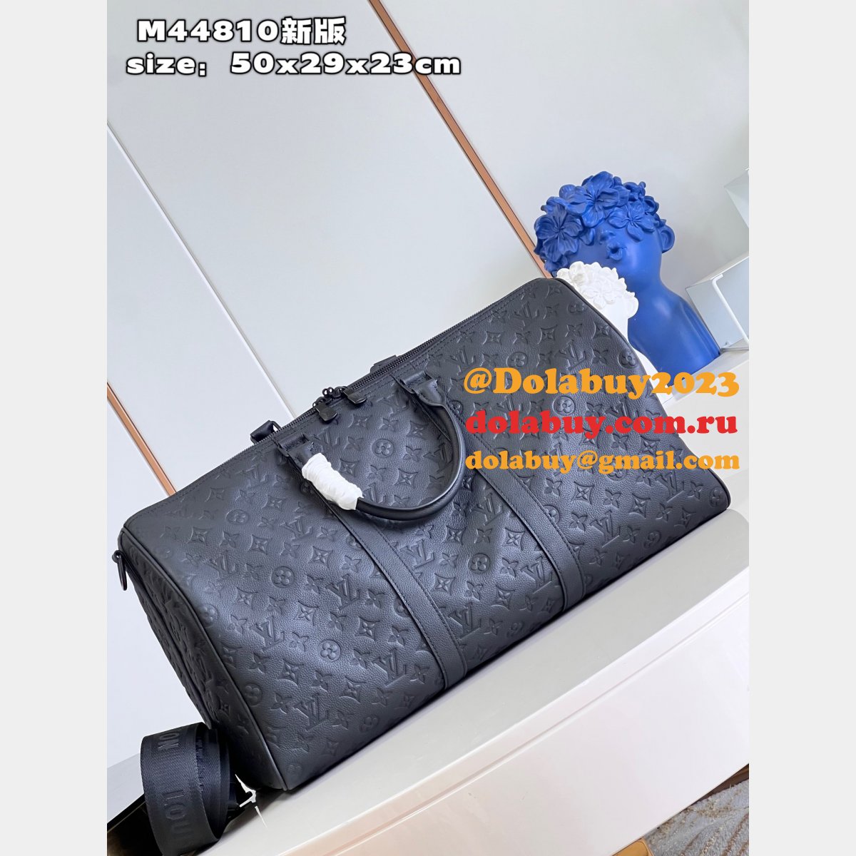 Keepall Bandoulière Fashion Louis Vuitton Replica 50  M44810 Monogram Bag