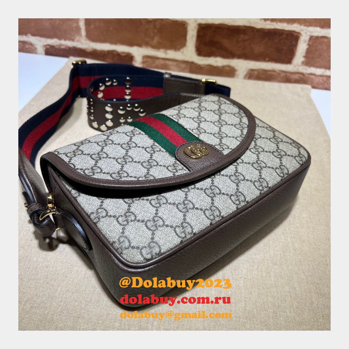 Designer Fake Ophidia Gucci 722117 Shoulder Bags Store