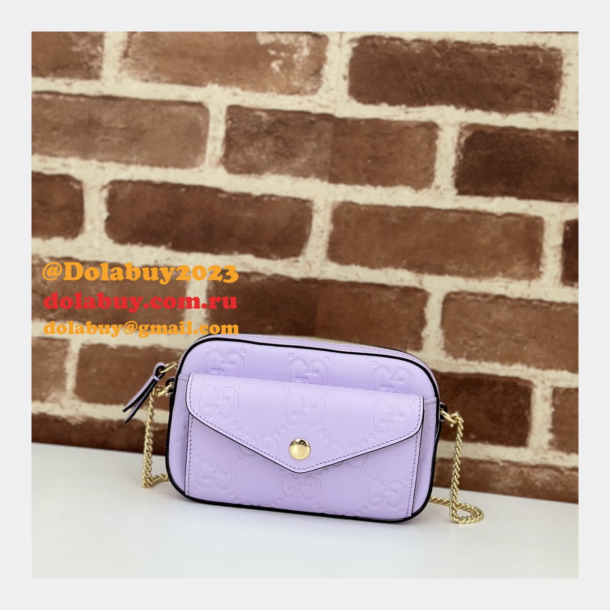 1:1 Mirror Gucci GG Super Mini Shoulder Duplicate 781554 Bag