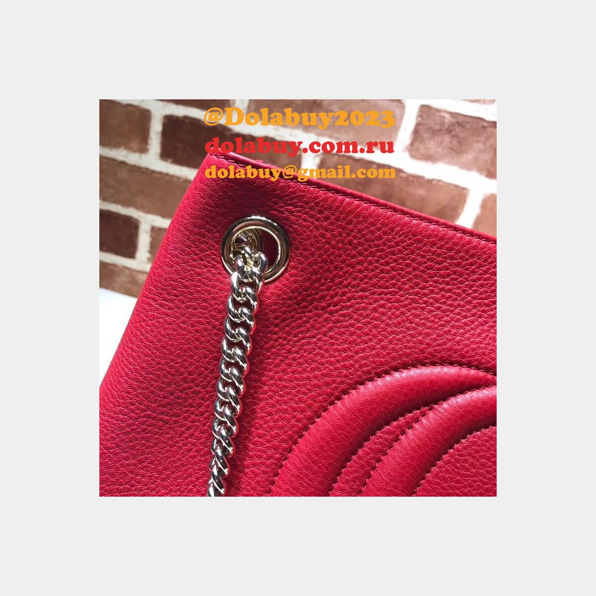 7 Star Gucci Replica Soho leather shoulder 308982 bag