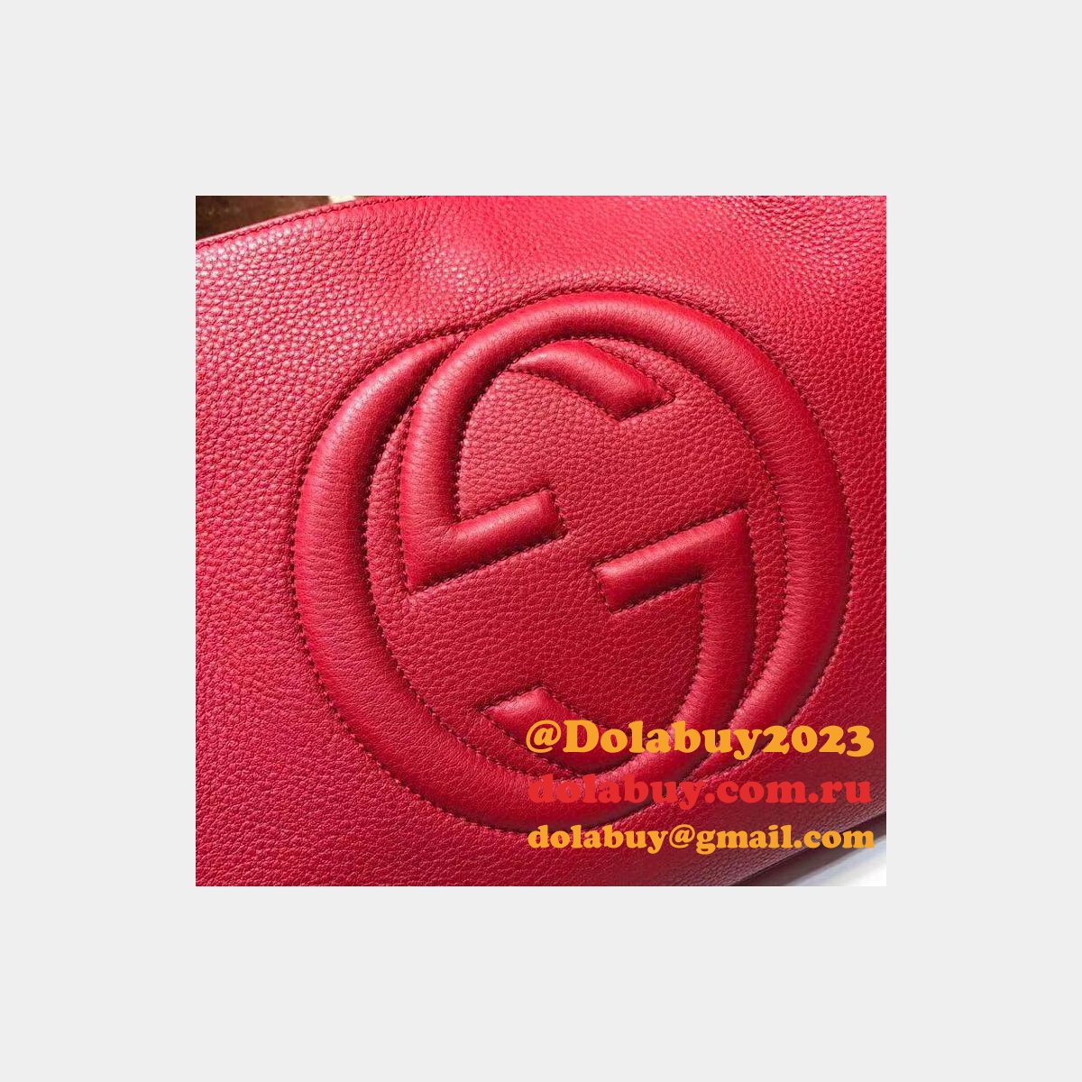 7 Star Gucci Replica Soho leather shoulder 308982 bag