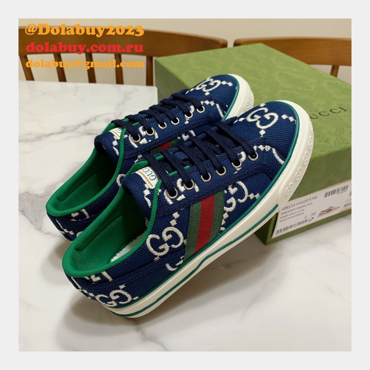 Replica Gucci Canvas Shoes 1977 Series Women/Men Quality For Sale