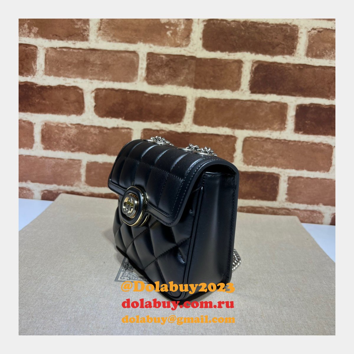 Gucci Deco Perfect Shoulder 741457 Luxury Fake Bag