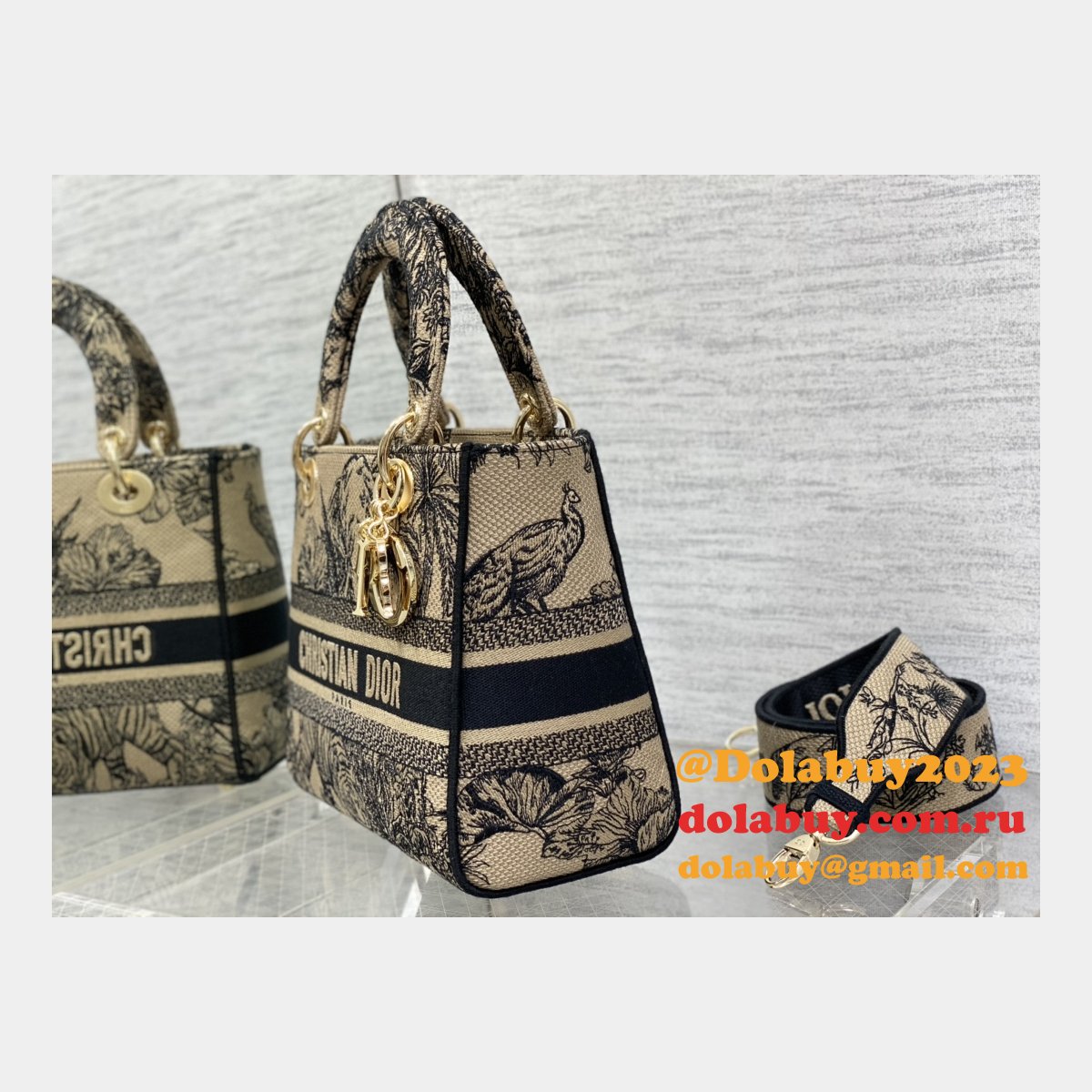 Christian Dior Perfect Designer Replica Lady Dior 24cm Handbags