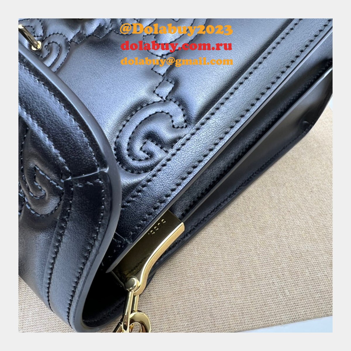 Gucci Fashion Copy 736877 Matelasse GG Top Handle Bag
