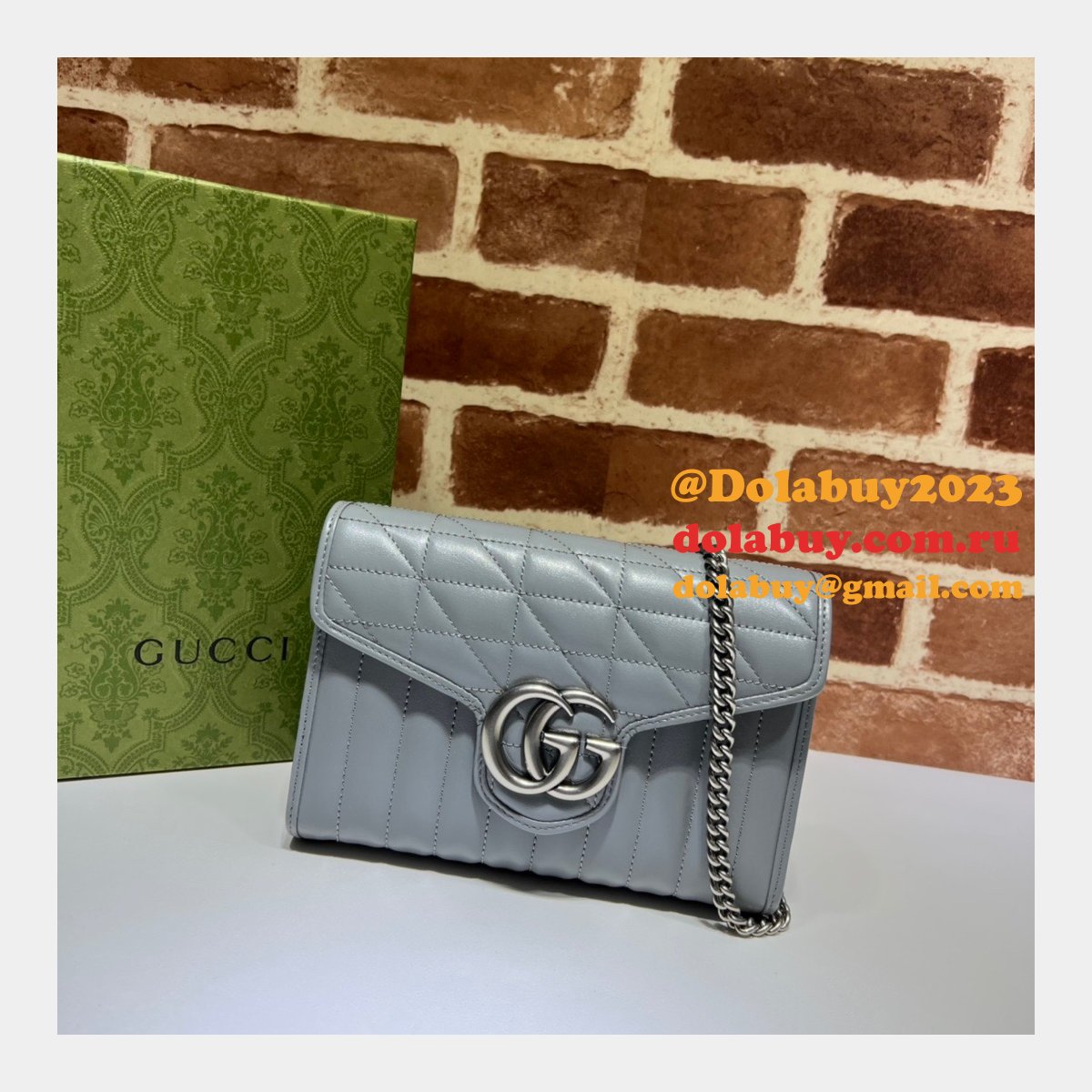 Wholesale Gucci UK 474575 GG Marmont matelassé mini bag