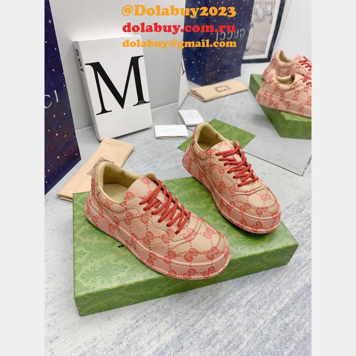 Designer Replica Gucci Biscuit Classic Presbyopia Shoes