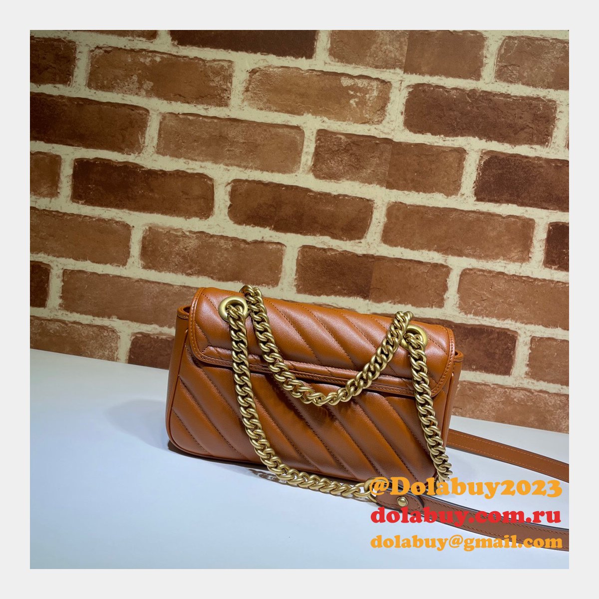 Gucci Replica 446744 GG Marmont matelassé mini bag