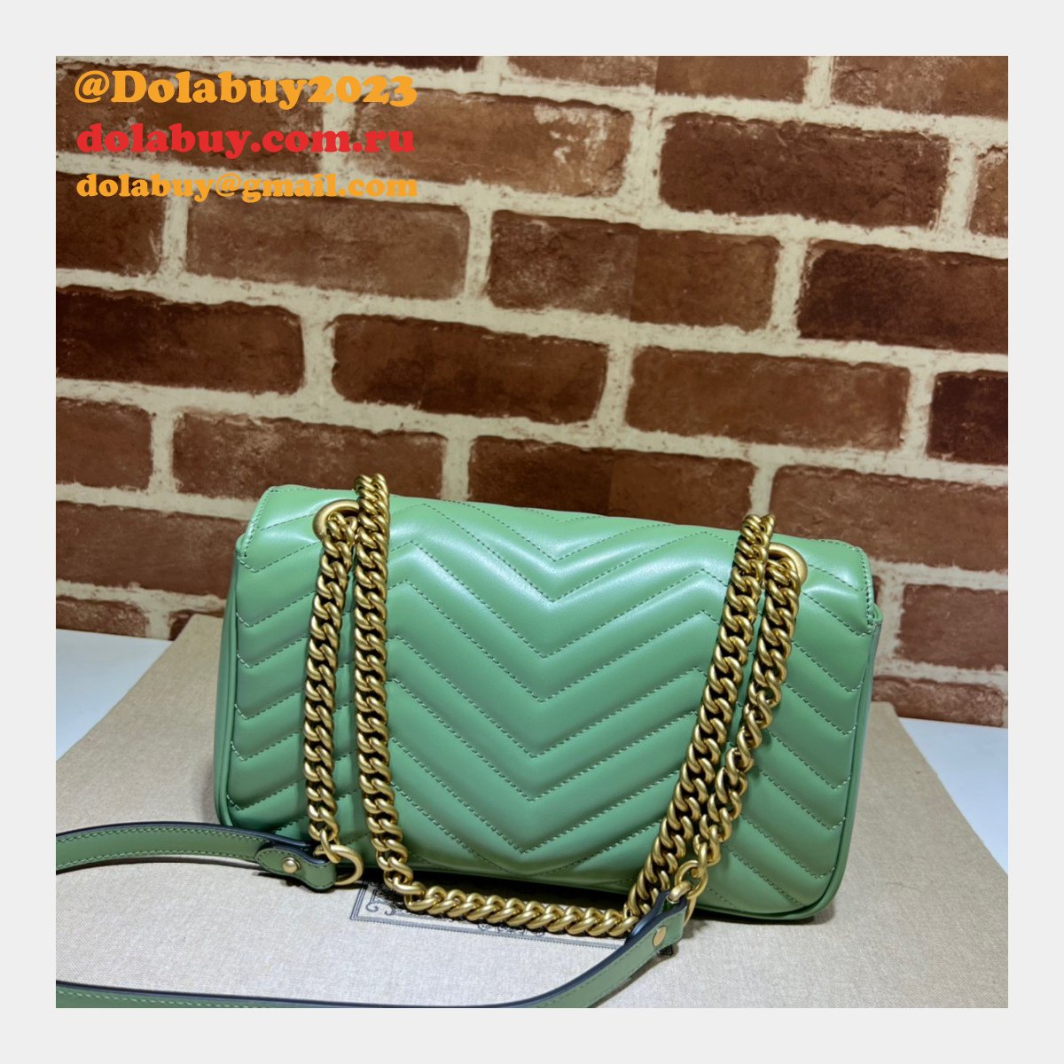 7 Star Gucci AAA Replica 443497 GG Marmont shoulder bag