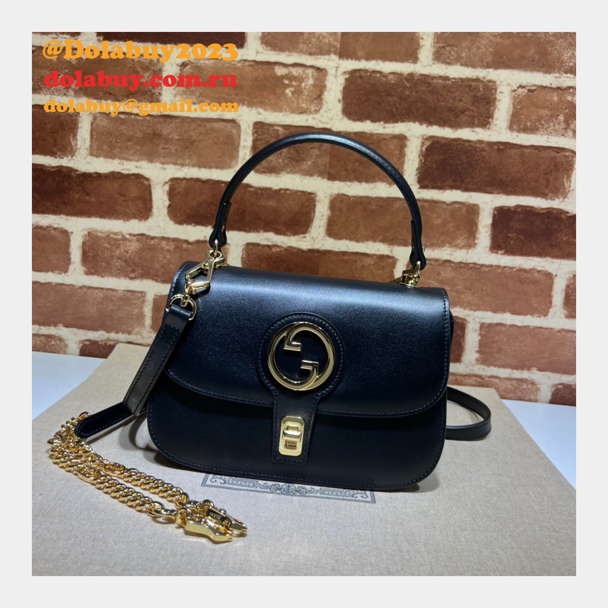 High Quality Gucci Blondie Top-handle 735101 Designer Bag
