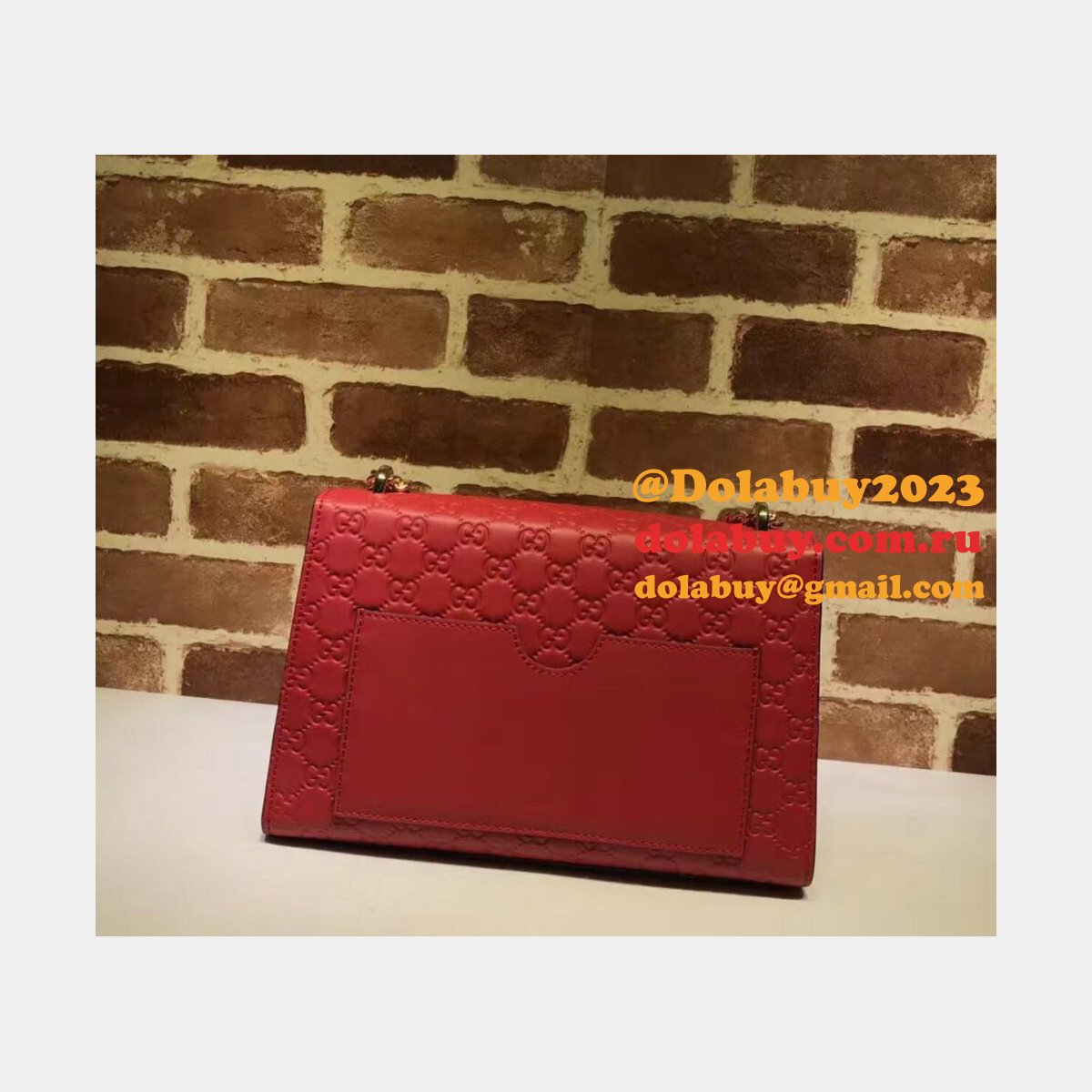 Replica 7 Star Gucci Padlock medium GG shoulder 409486 bag