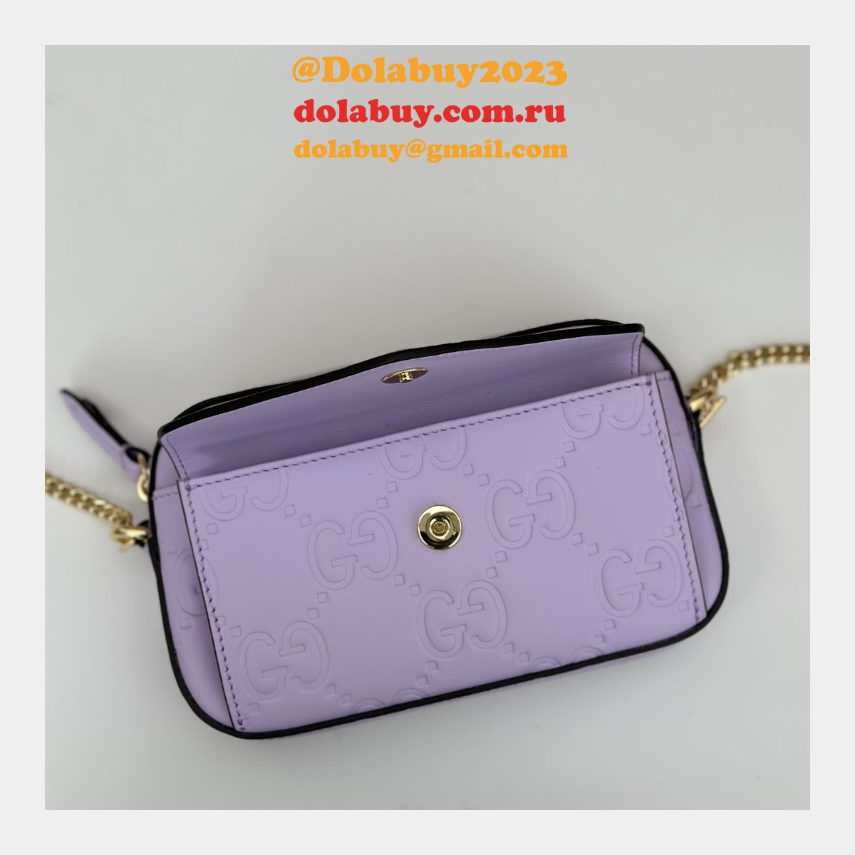 1:1 Mirror Gucci GG Super Mini Shoulder Duplicate 781554 Bag