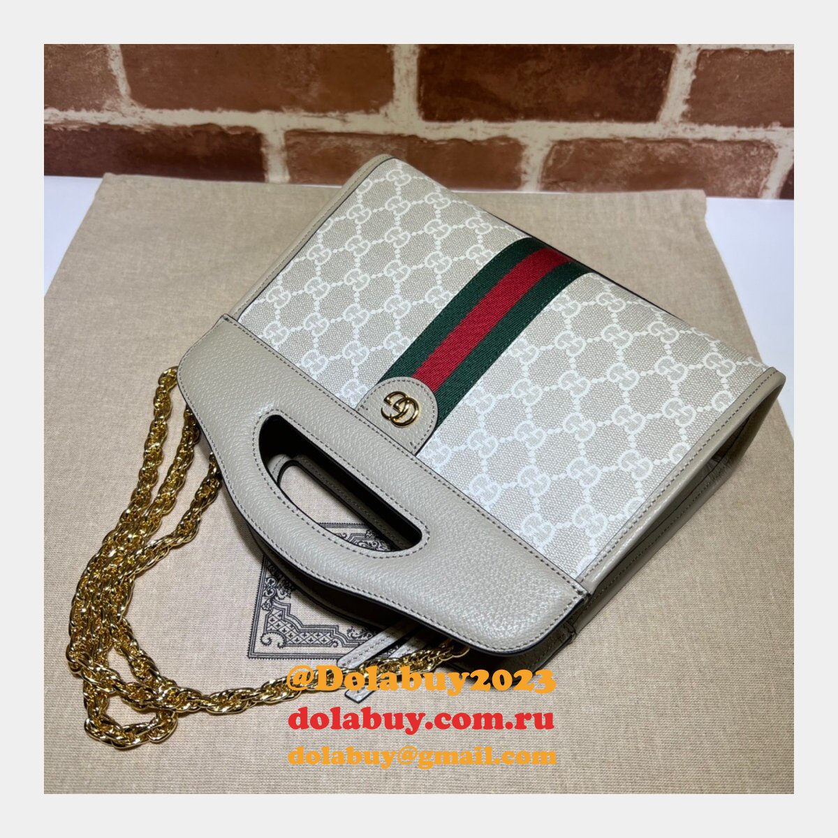 Gucci Replica 693724 Ophidia 7 Star GG tote Canvas Purses