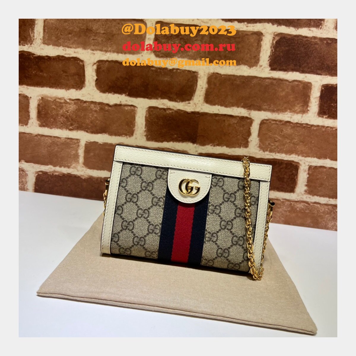 Replica Gucci Inspired Ophidia Shoulder 602676 Bag GG Supreme
