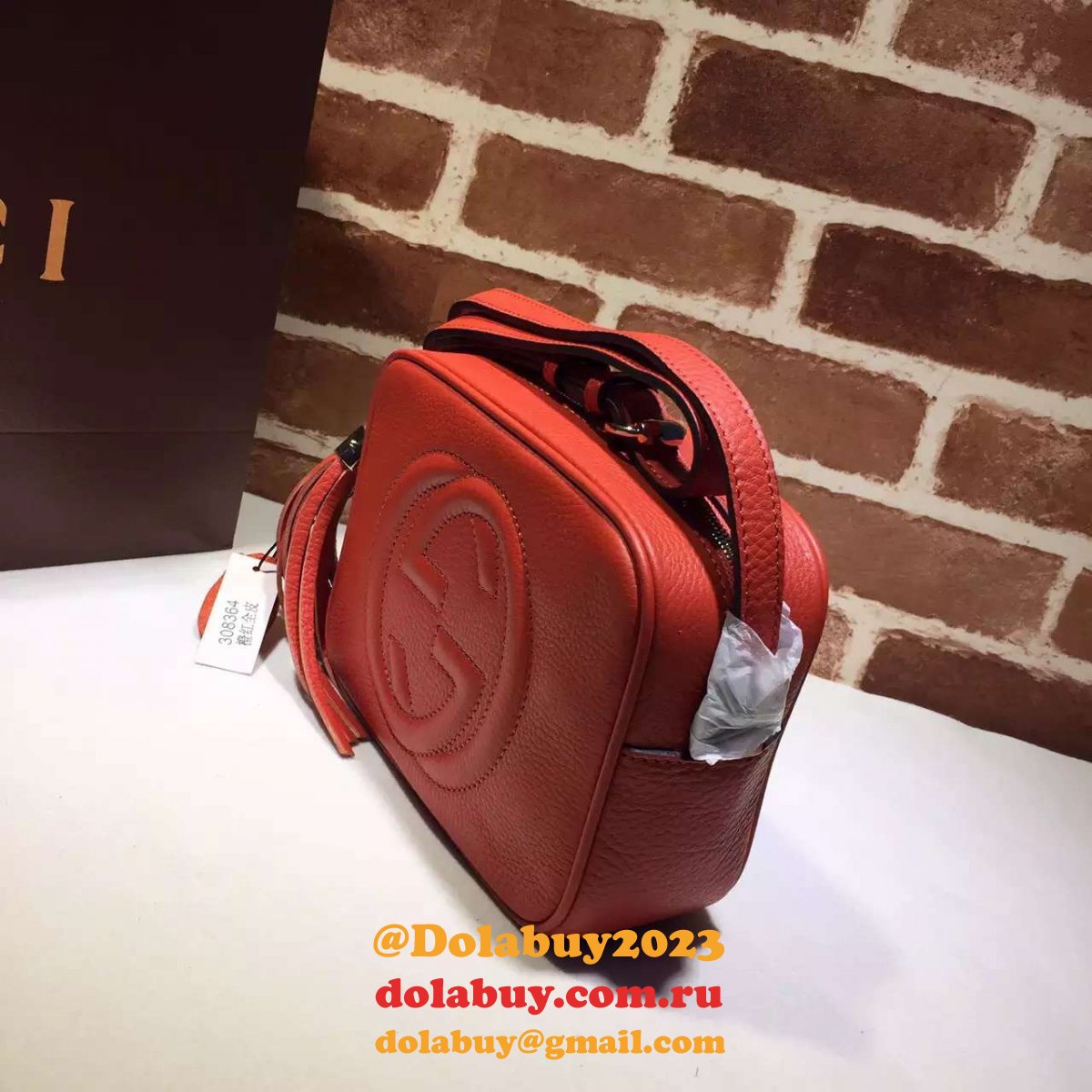AAA+ Gucci Replicas Soho small leather disco 308364 bag