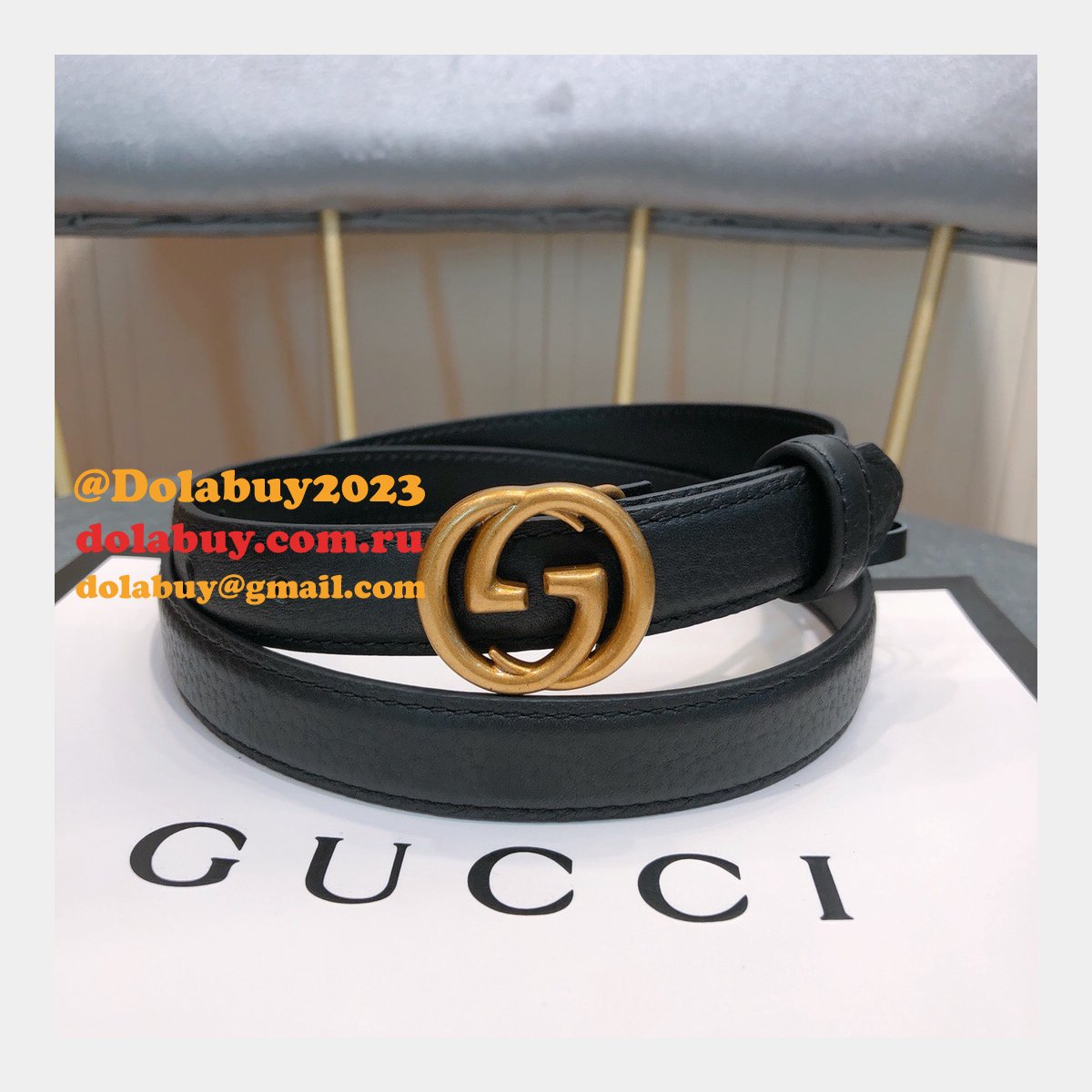 Gucci Belt With Double G Buckle 20mm,30mm,40mm Black Luxury