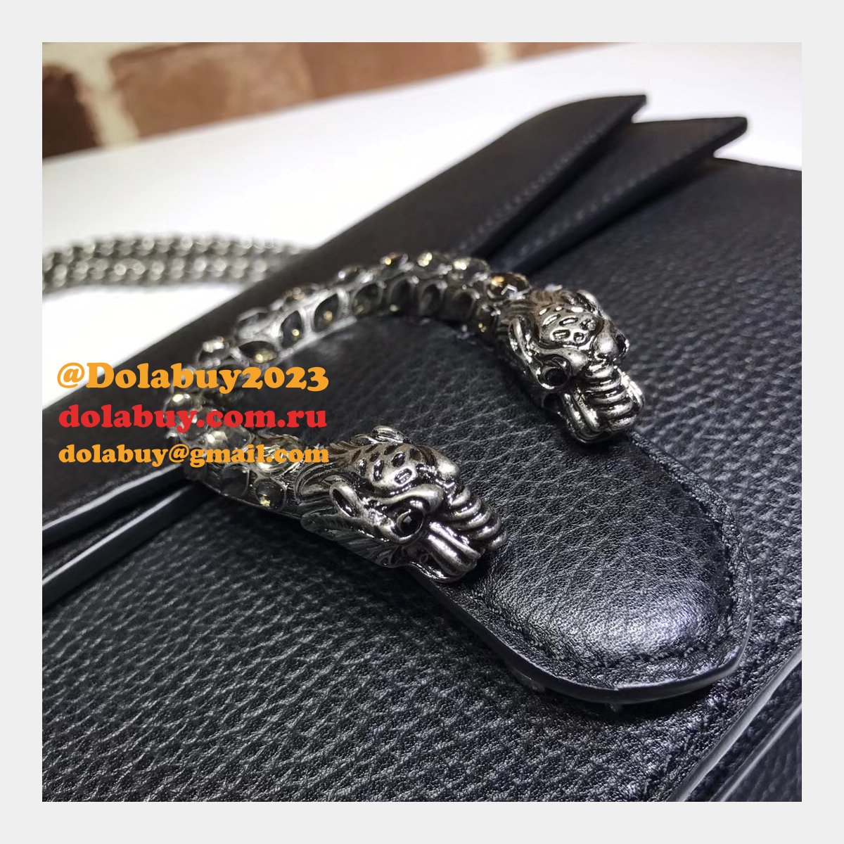 Fashion Gucci Replica Dionysus small GG shoulder 400249 bag