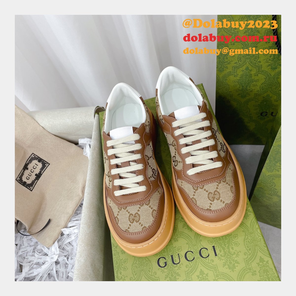 Gucci Replica GG Logo Shoes Online