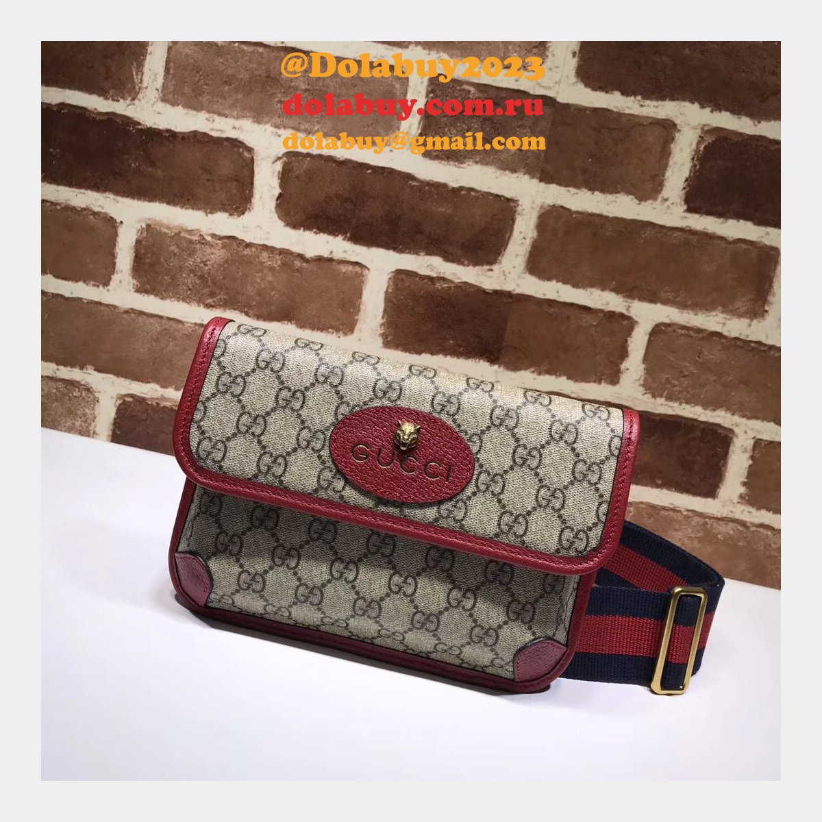 Replica Gucci GG Supreme Neo Vintage Messenger Bag