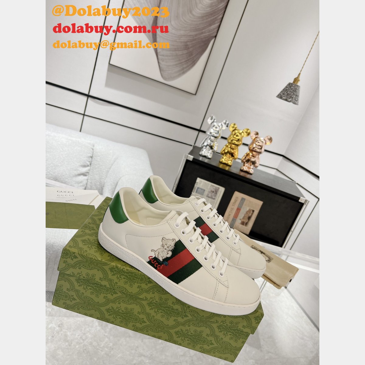 Replica Best Quality Ace Gucci Sneakers UK Shoes