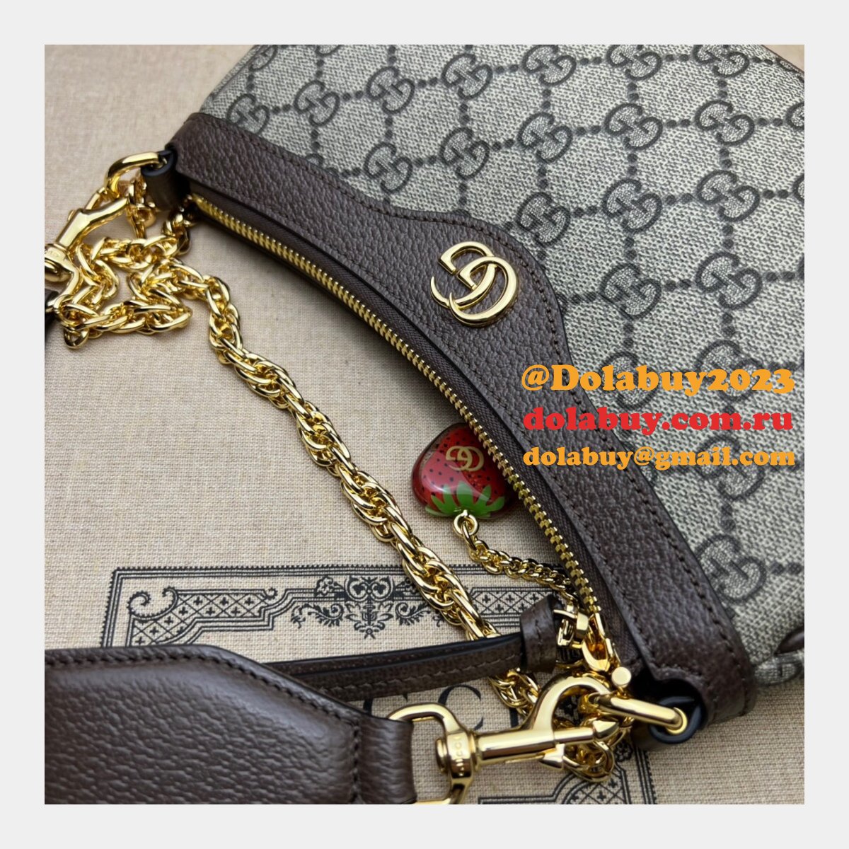7 Star Gucci 735132 Replicas Ophidia GG High Quality handbag