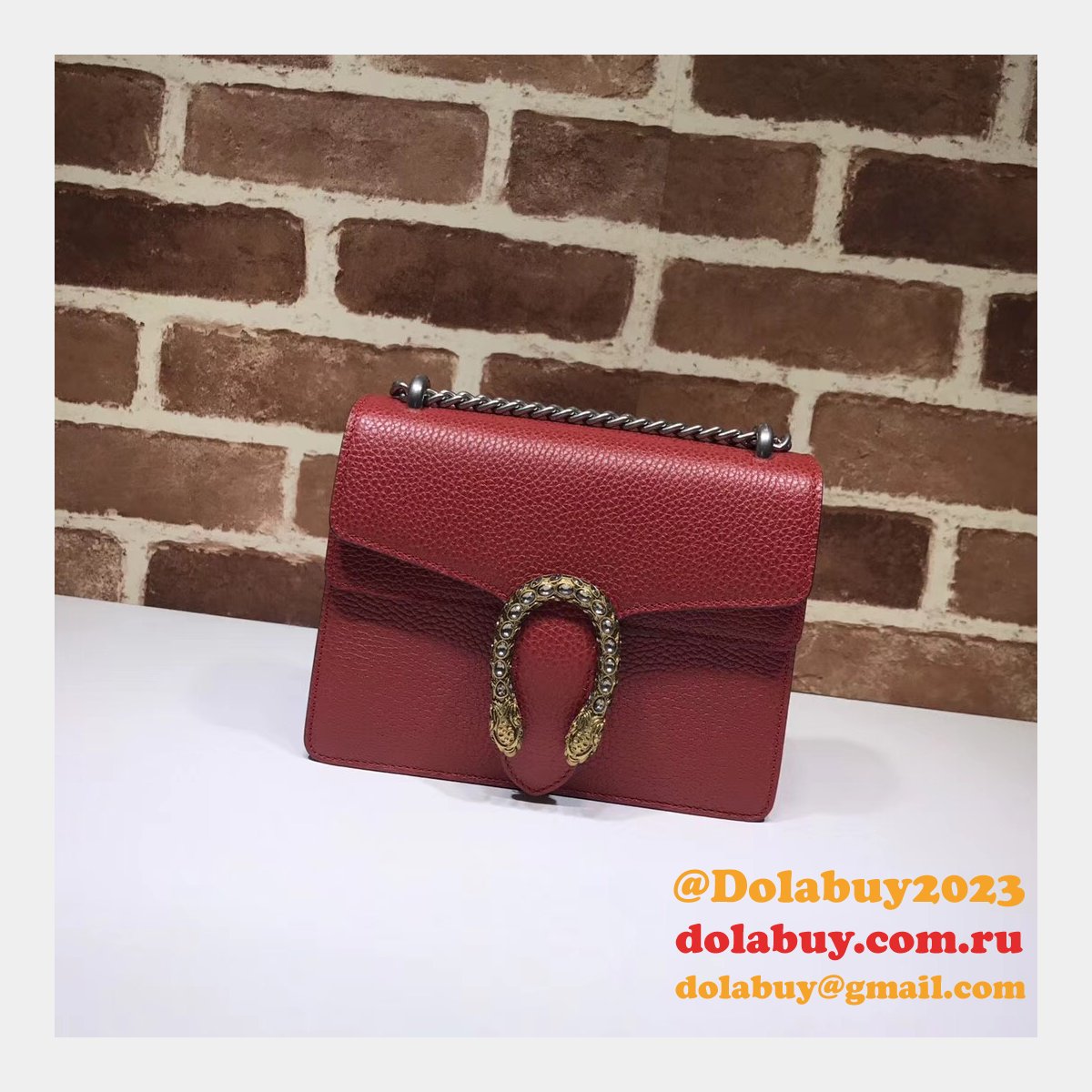 7 Star Gucci Replica Dionysus leather mini 421970 bag