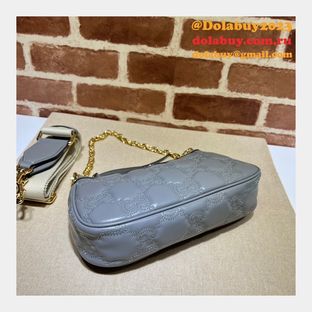 Best Gucci GG AAA+ Matelassé Luxury 735049 Handbag