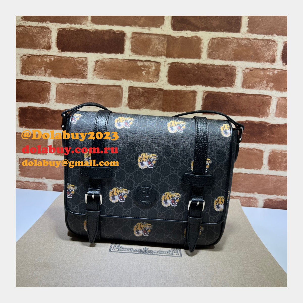 High quality Designer Replica Gucci 658542 GG Messenger Bag