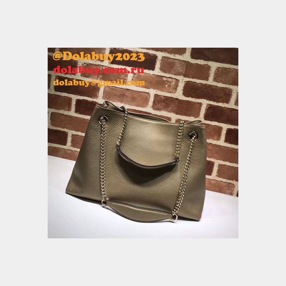 7 Star Gucci Replica Soho leather shoulder 308982 bag
