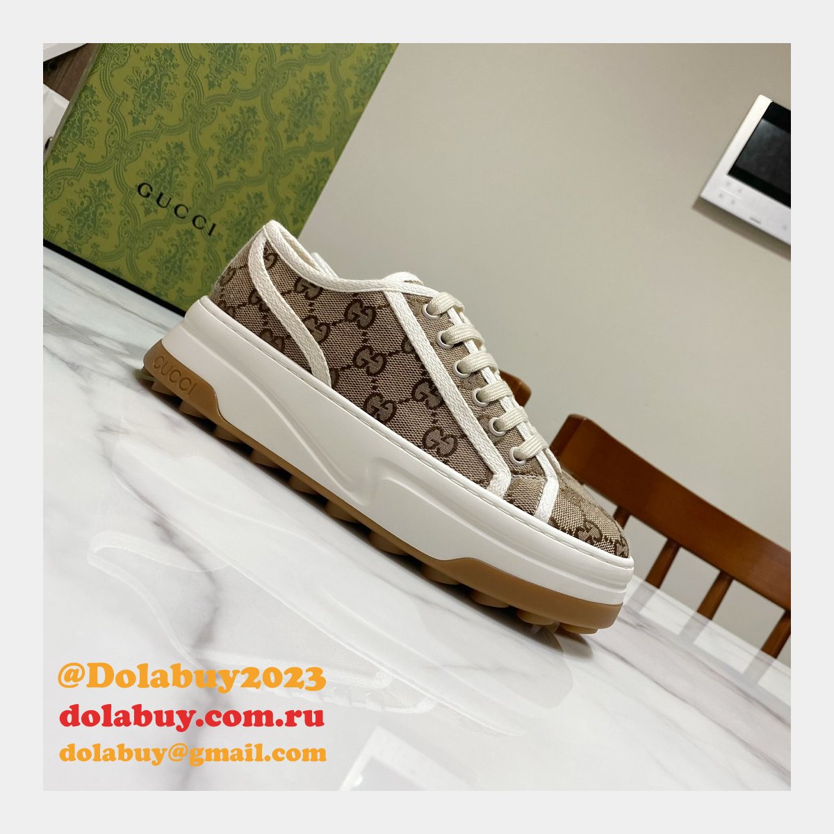 Buy Dolabuy Gucci Gu7 Platform Casual Women/Men Replica Shoes