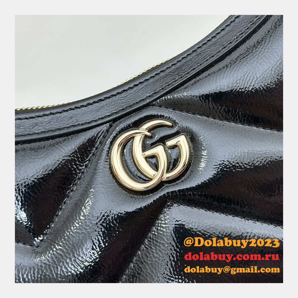 Luxury GG Marmont Gucci 777263 Knockoff Shoulder Black Bag