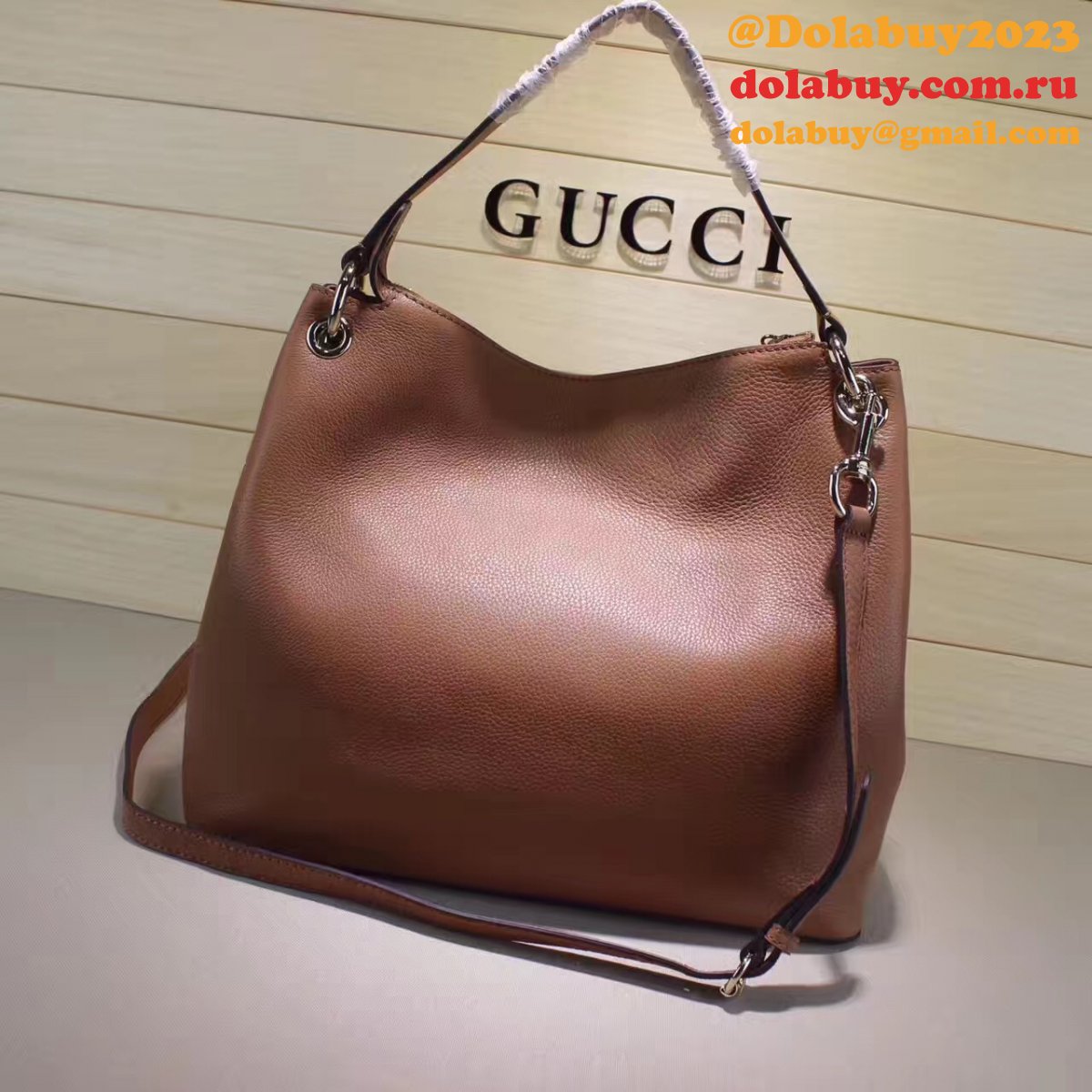 Replica Gucci Luxury Shoulder Soho Leather Hobo 408825 Bag