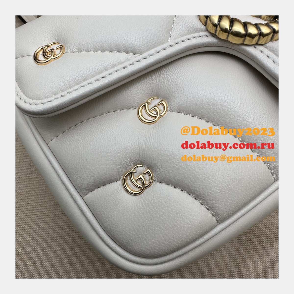 GG Marmont Matelassé 446744 Wholesale Gucci Replicas Bag