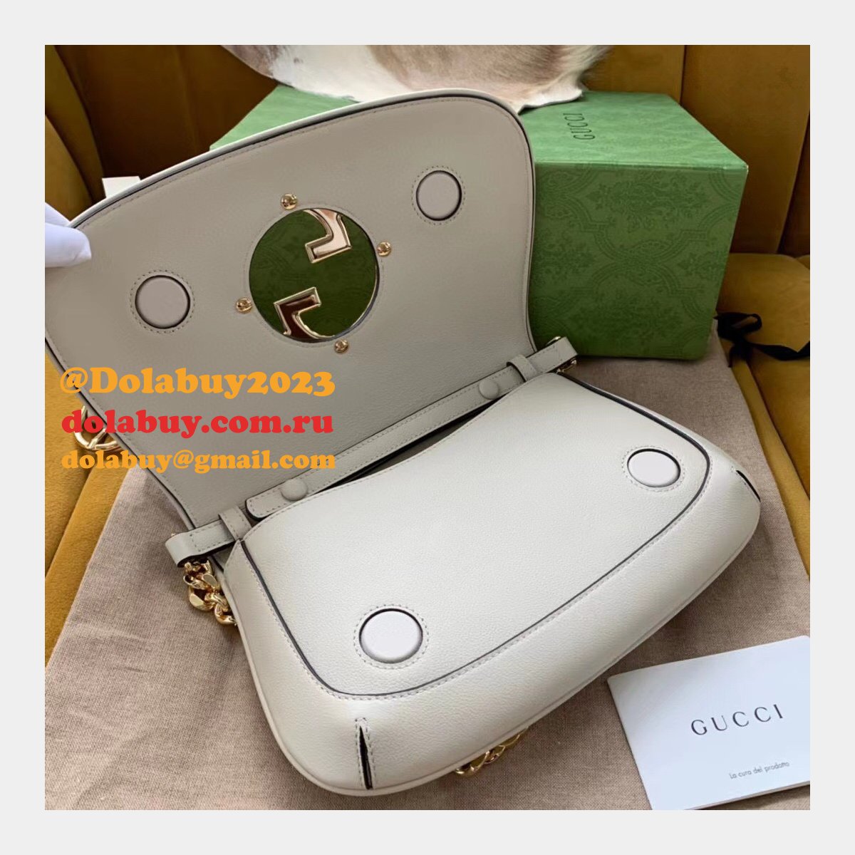 Leather Gucci Fake High Quality Blondie Shoulder 699268 Bag