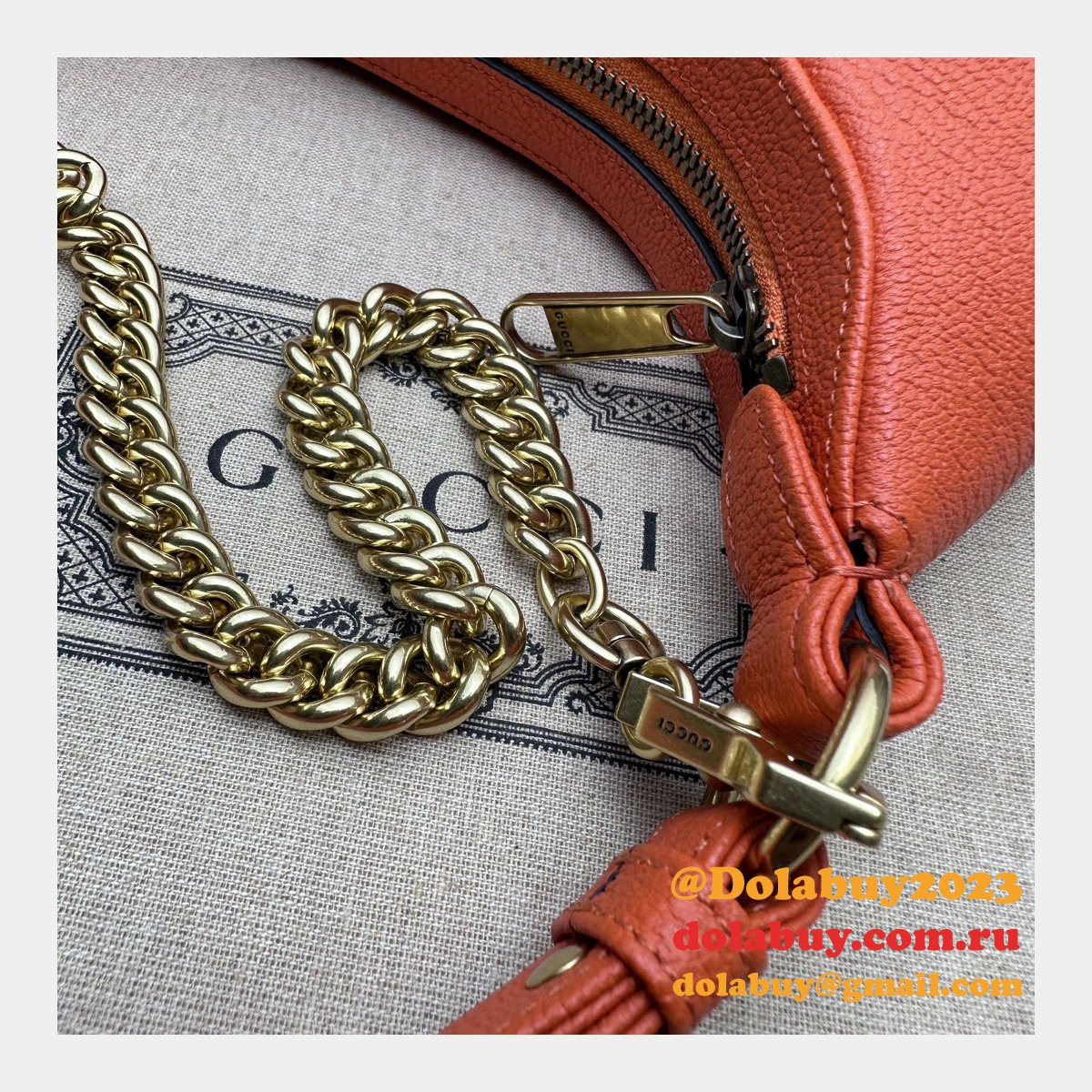 Gucci Knockoff 731817 Aphrodite Chain Shoulder Fashion Bag
