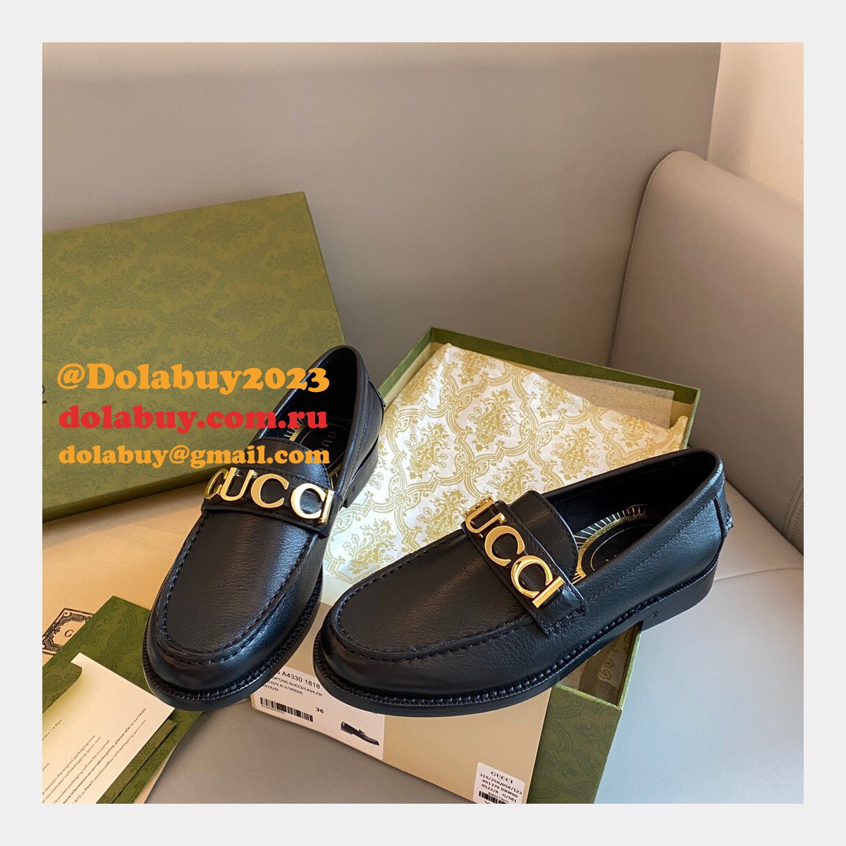 Luxury Gucci New Top Quality Loafers Replica Shoes